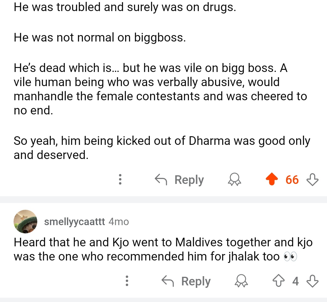 its_mesushant's tweet photo. Reddit Audience 💀 so called KIMG 😭 https://t.co/BWAZozZbrM