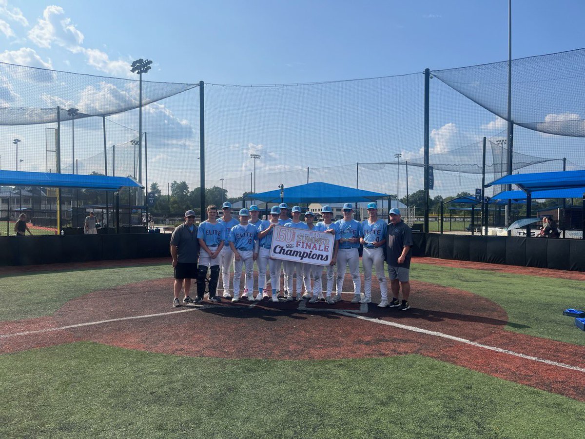 Eastern Elite Baseball NE (@elitebaseballne) on Twitter photo Congratulations to Eastern Elite Baseball 15U on their championship trophy in the #diamondnation #wwba tournament! Elite cruised to victory with 12-5 victory!
#champs <a href="/masonhunt283/">Mason Hunt</a> @anthony_burt08 <a href="/BrettKnight_2/">Brett Knight</a> <a href="/BronxD13/">Bronx</a> <a href="/AidenRiley3355/">Aiden Riley</a> <a href="/AngeloS89359/">Angelo Silvestri</a> Congratulations to Eastern Elite Baseball 15U on their championship trophy in the #diamondnation #wwba tournament! Elite cruised to victory with 12-5 victory!
#champs <a href="/masonhunt283/">Mason Hunt</a> @anthony_burt08 <a href="/BrettKnight_2/">Brett Knight</a> <a href="/BronxD13/">Bronx</a> <a href="/AidenRiley3355/">Aiden Riley</a> <a href="/AngeloS89359/">Angelo Silvestri</a>