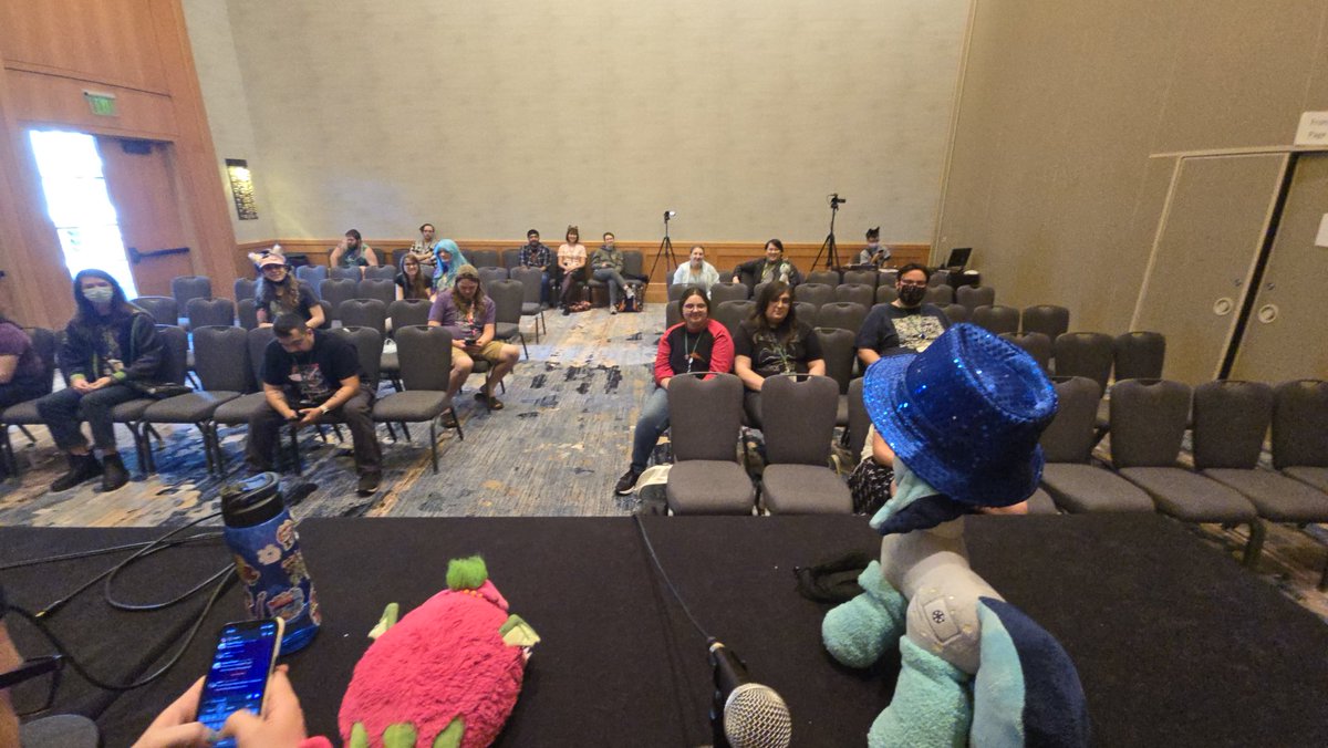 AclpFilms's tweet photo. Pretty much the best and funniest panel. Thank you so much @ACRacebest @Saberspark @saphypone @CantoAcrylic @CaptainThrack @Banquo05.

@EverfreeNW #EFNW2024 

Congratulations, also to Saphy and @Lunar_Guardian_ https://t.co/2C0N2tVuS8