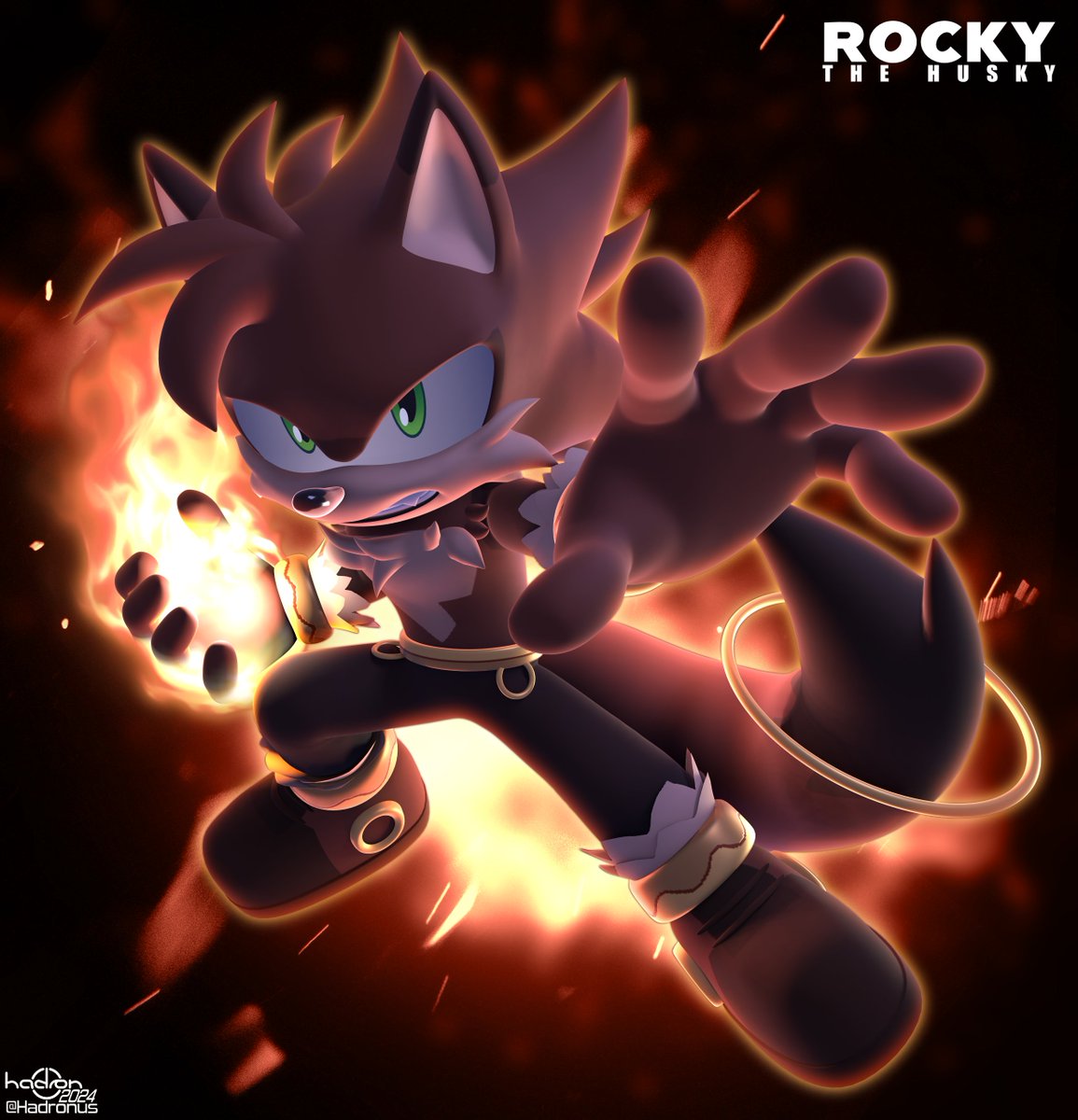 Commission for <a href="/DylanAndRaichu/">Rocky The Husky.</a> of their character, Rocky the Husky!