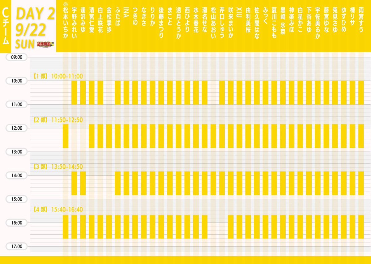 近代麻雀水着祭2024FINAL
9/22の1部2部4部参加します💛

みんな水着だよー‼️会いにきてねー‼️
チケット完売目前みたいだから夜中に😱💦

☆チケット販売(楽天チケット)
https://t.co/exHBVo03mj https://t.co/SVECEQksKz