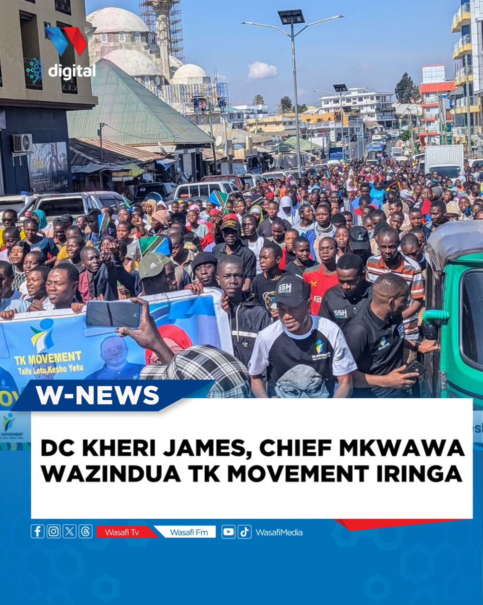 DC KHERI JAMES NA ‘CHIEF’ MKWAWA WAZINDUA TK MOVEMENT MKOANI IRINGA

Mhe. Kheri James, Mkuu wa Wilaya ya Iringa kwa niaba ya Mkuu wa Mkoa akiongozana na Chifu Mkwawa wamezindua kampeni ya ‘Taifa letu, kesho yetu’ Iringa