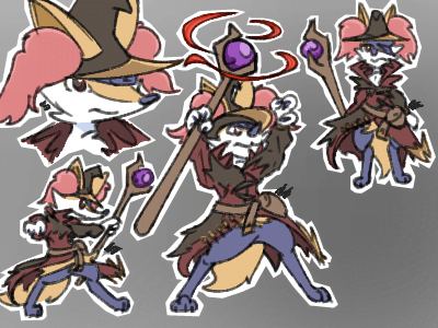 A_Terrible_Pers's tweet photo. Hi
Still obsessed with FFXIV
Here's my Braixen dressed in an outfit inspired by my lvl 80 BLM https://t.co/hUTd5p6pKl