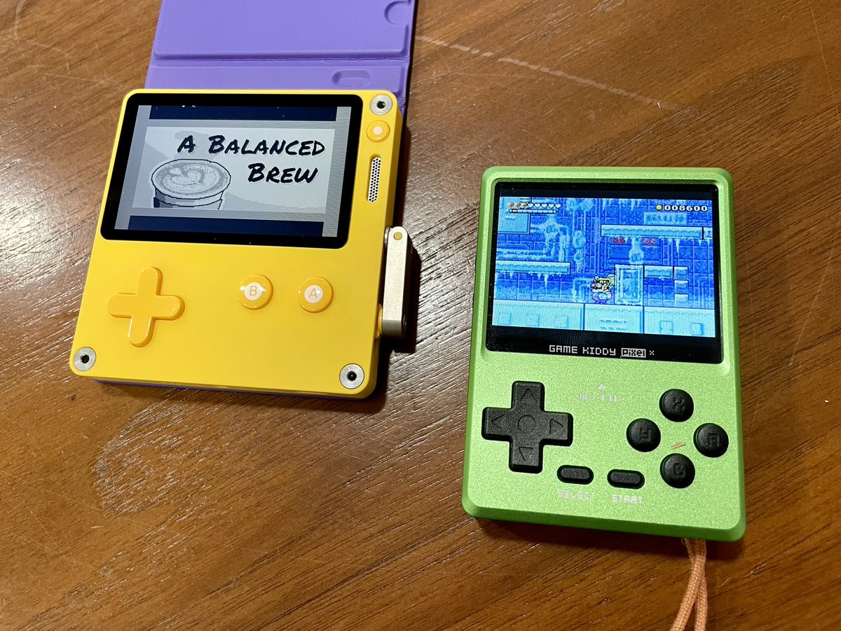 ✅ Entertainment for the flight to <a href="/SwiftIslandNL/">Swift Island</a> 

<a href="/playdate/">Playdate</a> &amp; GKD Pixel ❤️