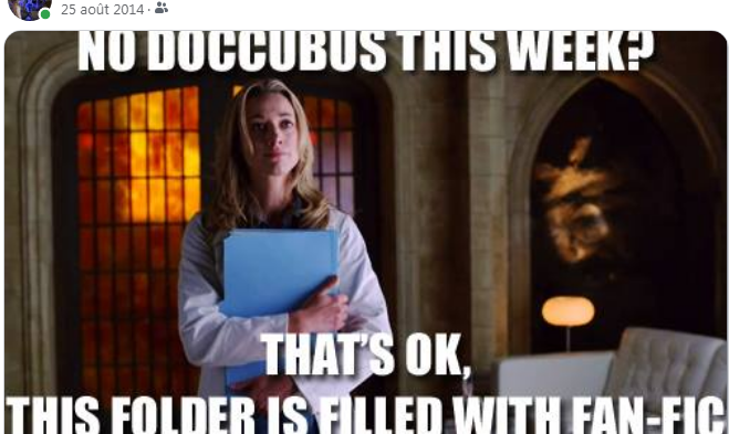 DomiLewis's tweet photo. Happy #DimancheDoccubus ❣️ 
I miss the times of our animated #Faedom and the  #LostGirl #Faenfiction is rare now. 
Recently, on french TV, I saw  Zoie in 2🇨🇦series I like  #PrettyHardCases &amp; #PrivateEyes 🫠
I miss the cast and I don't see them enough in series or movies (Anna?) https://t.co/QWz7ymT0NF