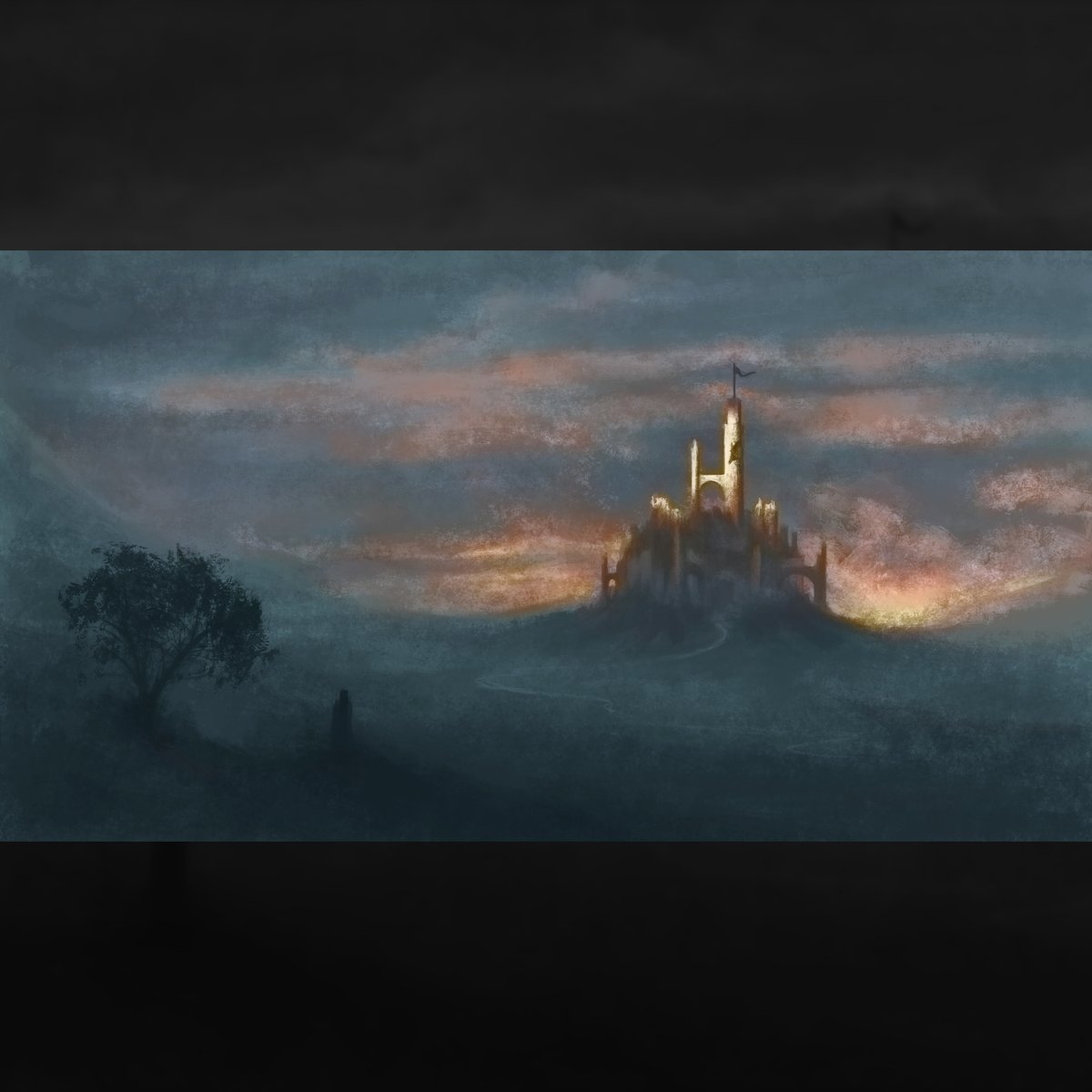 federico_lucidi's tweet photo. Sometimes we feel lost, not realizing that we are always following the same path.

#digitalpainting #fantasy #illustration #landscape #psychology #ruins #sunset https://t.co/r8BYaQUIPn