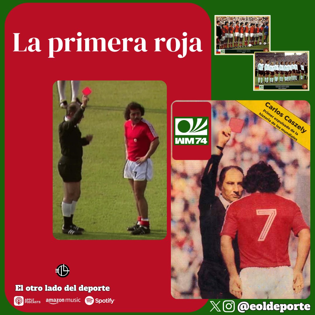 EOLDeporte's tweet photo. «Amarillo, aún puedes pasar; rojo, alto, fuera del torneo»
 
Kenneth Aston | árbitro inglés, creador de las tarjetas amarillas y roja
 
Te contamos la historia de «La primera roja» y sus protagonistas en este nuevo episodio

 https://t.co/kldw2iQgUj

#CarlosCaszely 
#Alemania74 https://t.co/U8Q1Axh5o2