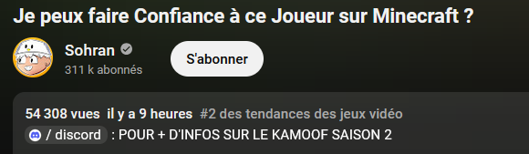 aujourd'hui pas de commentaire de youtube.. .. . . je crois qu'il veut quand même que je le pardonne