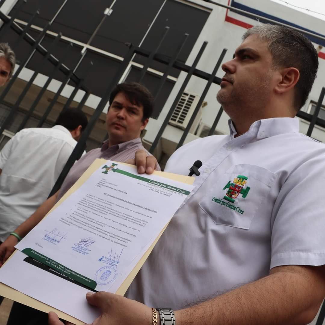 fernandolarach's tweet photo. Fuimos al @INE_Bolivia y solicitamos información sobre la entrega de los resultados poblacionales del #Censo2024.
Los bolivianos queremos saber cuántos somos y donde estamos.
Los resultados son necesarios para la nueva distribución económica y de escaños parlamentarios. https://t.co/BFurjtXrUZ