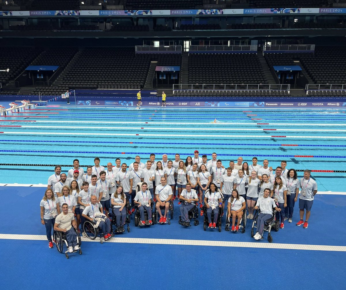 incluswim_'s tweet photo. ¡¡¡Ya estamos en #Paris!!!

Esta es la piscina de La Defense, dónde los 34 nadadores españoles competirán en los Juegos @Paralimpicos de @Paris2024 

Estamos deseando veros nadar
🏊‍♀️🏊‍♀️🏊‍♀️
#natacion #swimming #paraswimming @lcgd62 @teresa_perales https://t.co/eUrTF5LXJE