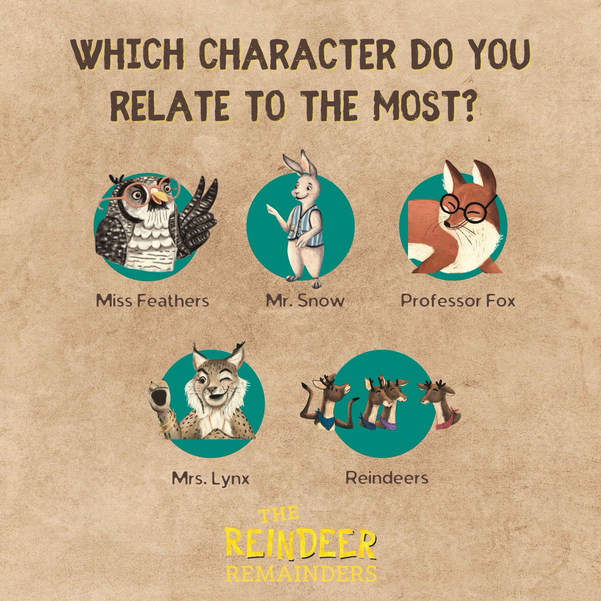 Kateywrites's tweet photo. The Reindeer Remainders shows how reindeer handle division and inclusion with a touch of rhyming fun. Which character do you relate to the most?
#TheReindeerRemainders #TRRCharacters #childrenbooks #backtoschoolreading https://t.co/4enyOEwRA7