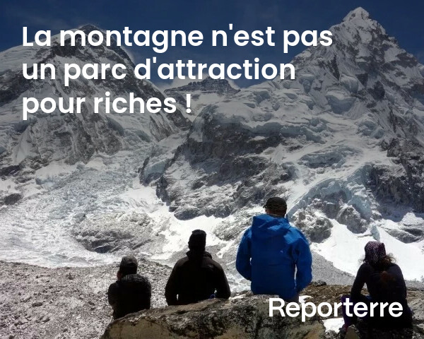 Aujourd’hui, la montagne se like comme n’importe quel produit marchand.

Désormais, même les influenceurs vont gravir l’Everest.

Il est urgent de réinventer notre relation avec elle, écrit Gaspard d’Allens.

⏱️ Redif. du 24/05/2024

Lire l'article ➡️ l.reporterre.net/9u
