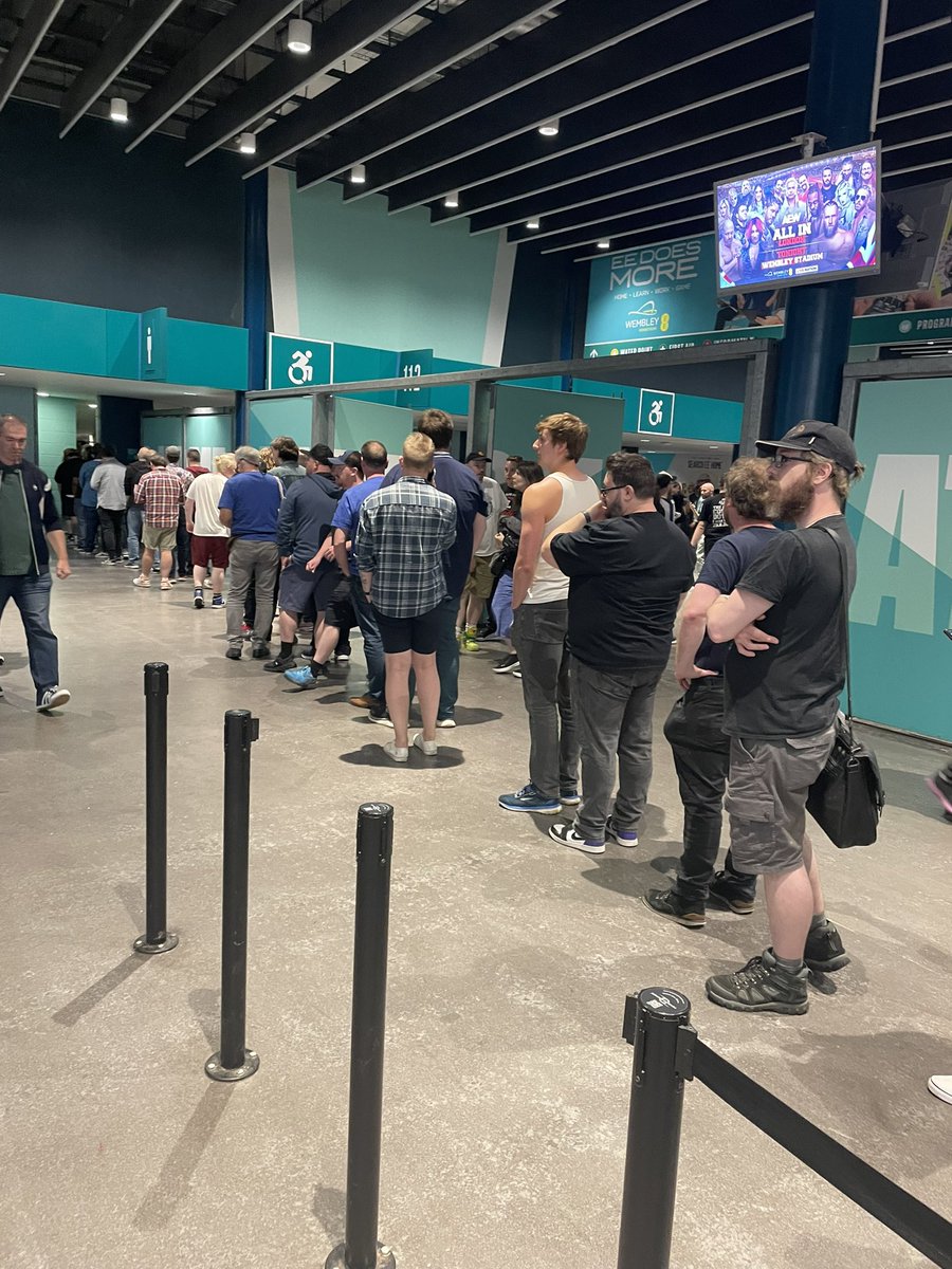 Genuine photo of the line for the toilets for Jericho’s entrance.