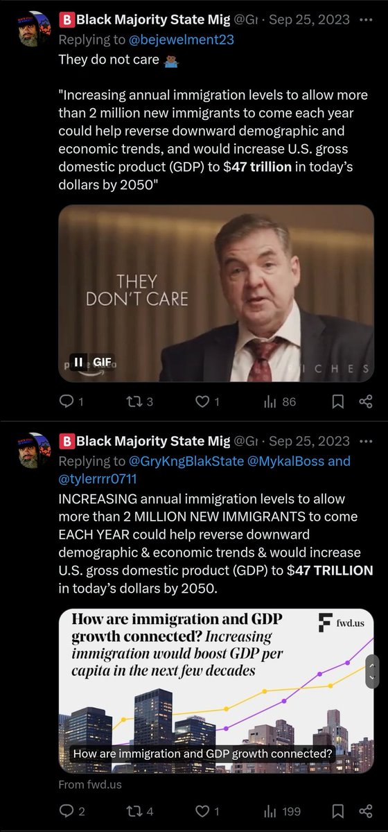 GryKngBlakState's tweet photo. MAKE THE LEGAL &amp; ILLEGAL IMMIGRANTS PAY FOR #Reparations ‼️

Tax #Remittances ‼️
Tax #Government Benefits ‼️
Tax #Utilities ‼️
Tax #Property ‼️

Tax #EVERYTHING these #IllegalImmigrants &amp; Legal #Immigrants touch, do, buy &amp; build on US Soil ‼️

$47 Trillion GDP = #ReparationsTax https://t.co/AoUmqZvpmP