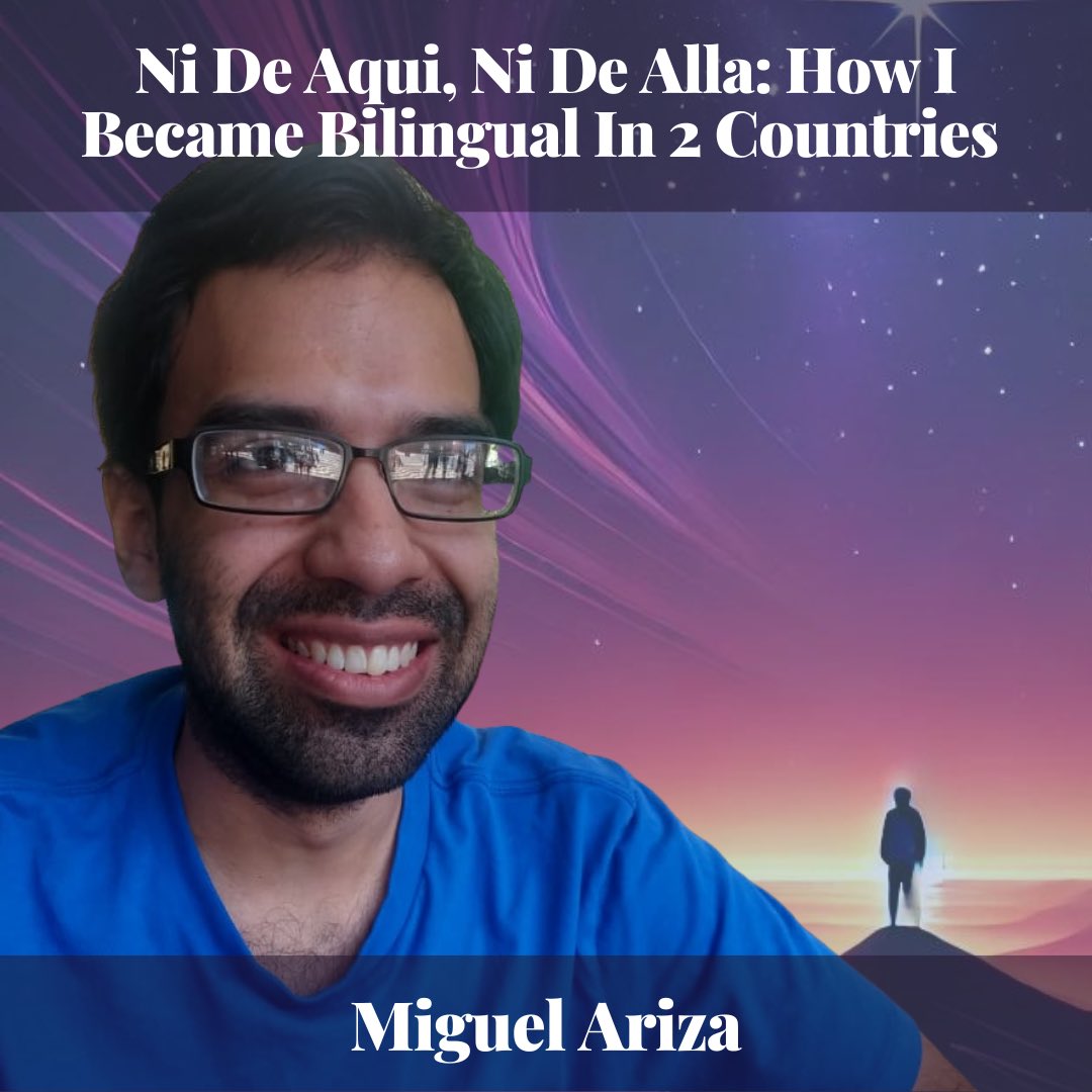 Miguel Ariza comparte su viaje hacia el bilingüismo en dos países. Consejos para criar a un niño bilingüe incluidos.

youtu.be/gdTQPi_hobw

🗓️ Polyglot Conference Global 2024: 10-13 Oct online, 5-8 Nov en Malta.

#PolyglotConference #Bilingüismo #Bicultural
#LangTwt