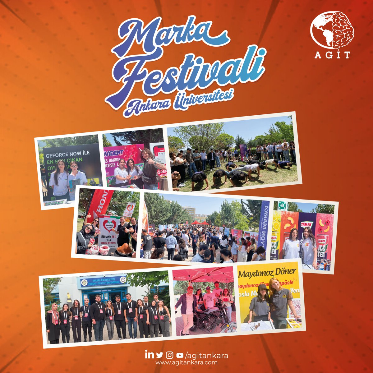 22 Mayıs 2024 tarihinde Ankara Üniversitesi Yabancı Diller Yüksekokulu'nda altıncısını düzenlediğimiz Ankara Üniversitesi Marka Festivali etkinliğimizden geriye kalanlar...

#ankaraüniversitesi #girişimcilik #markafestivali #üründağıtımı #yarışma