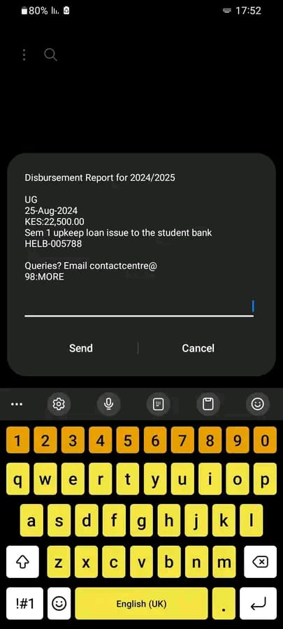 PaulDixty's tweet photo. @MigunaMiguna @WilliamsRuto Before this date all students would have been given their helb that's their new tactic https://t.co/AmyOha8ZHW