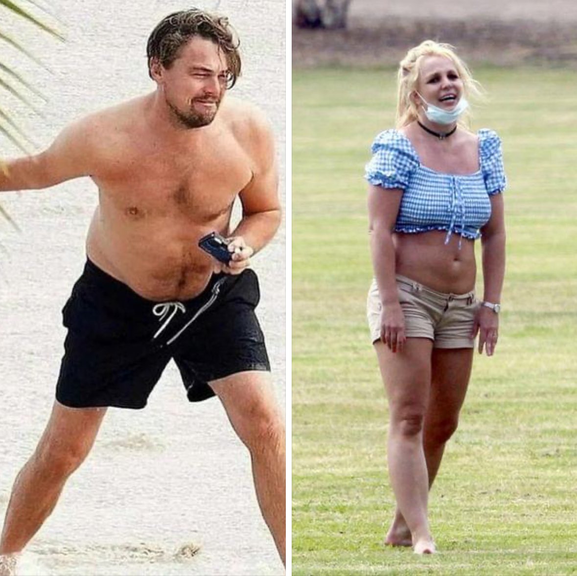 design4mind's tweet photo. Finally, we all look like Britney Spears and Leonardo DiCaprio, just like we dreamed as kids. Dreams do come true!  #ChildhoodGoals https://t.co/FtmCTif592