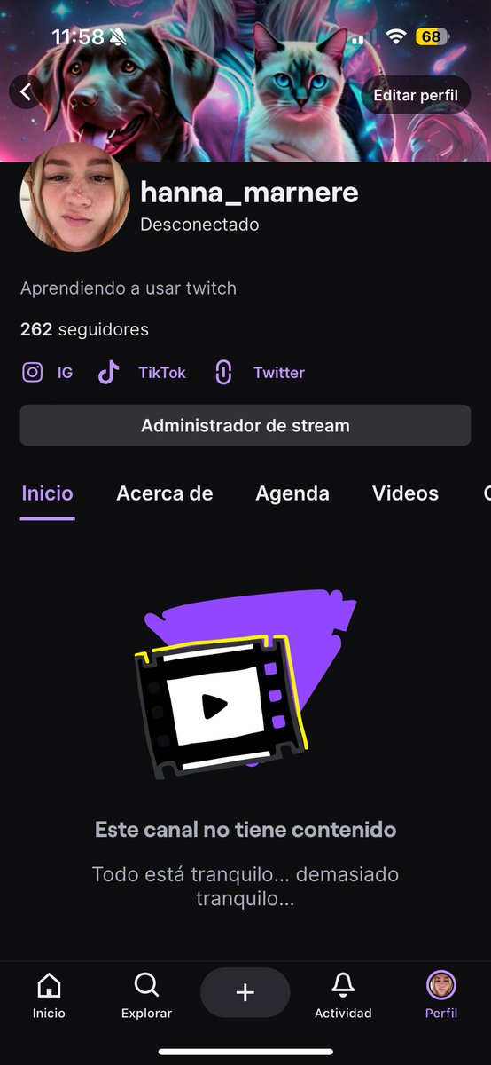 Estoy en directo en Twitch - Puedes verme en twitch.tv/hanna_marnere
SÍGANME EN TWITCH BEBITOOOS💗