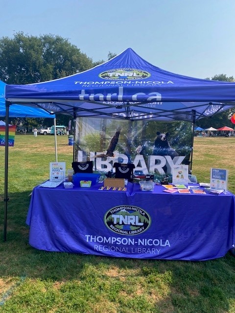 tnrlibrary's tweet photo. We're thrilled to be part of this year's #Kamloops Pride Festival! 🌈 Drop by our booth for some creative fun—make your own pins and bookmarks, snag a sticker or some swag, or just come say hi!

#librariesareforeveryone ❤️🧡💛💚💙💜
#kamloopspride @Kamloops_Pride https://t.co/V0UAixYlv2