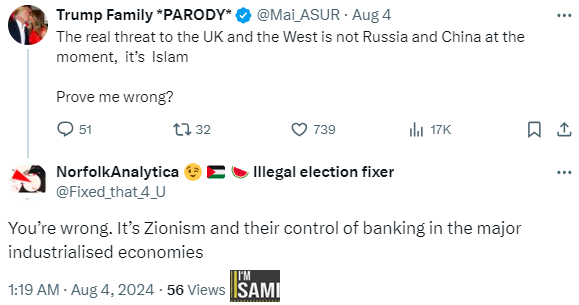 sami_isback's tweet photo. Antisemites identified.

Roisin is a credentialed therapist &amp; works with young adults. She shouldn't be allowed to treat vulnerable people. Please complain about her conduct to @BACP &amp; @NorfolkMind (links in the reply post). https://t.co/9rTiaCFc7r