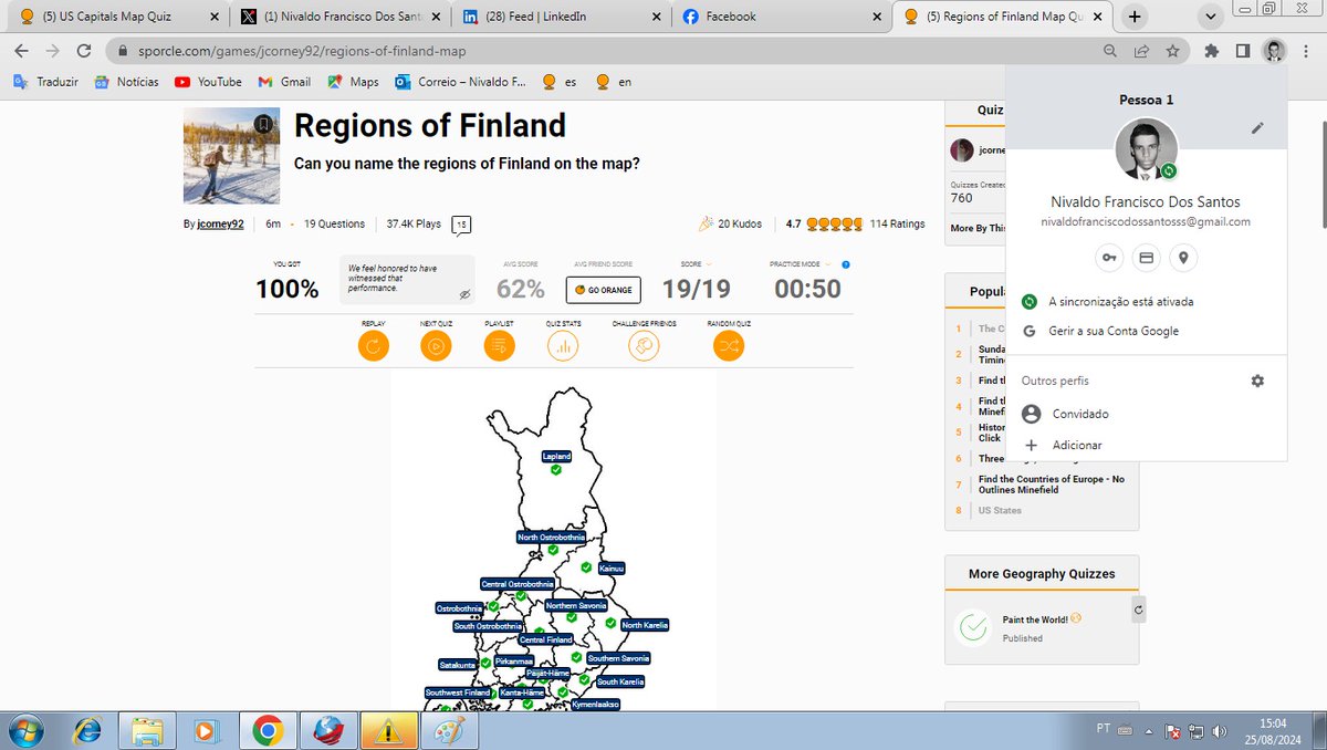 Nivimgss's tweet image. I&apos;ve typed all 19 Regions of Finland in 50 seconds. Eu digitei o nome de 19 Regiões da Finlândia em 50 segundos digitando manualmente através do teclado do computador. #MindTeleport #BodyTeleport #LightYearsSpeedThinkingThoughts #Flashback #StaticEnergy #HadronCollider