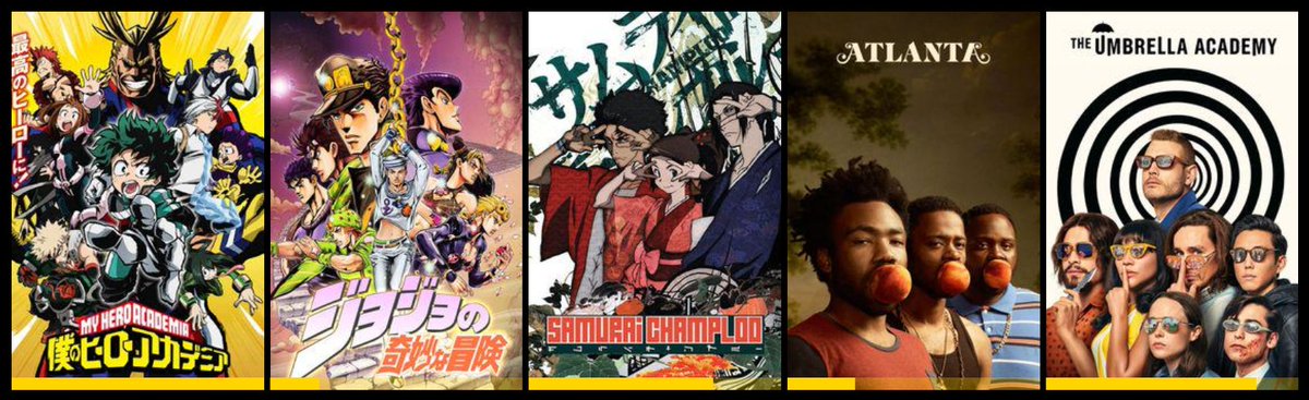 carlori_'s tweet photo. Preciso arrumar um tempo na minha semana pra finalizar Samurai Champloo e Umbrella Academy https://t.co/u4bwxvGBR7