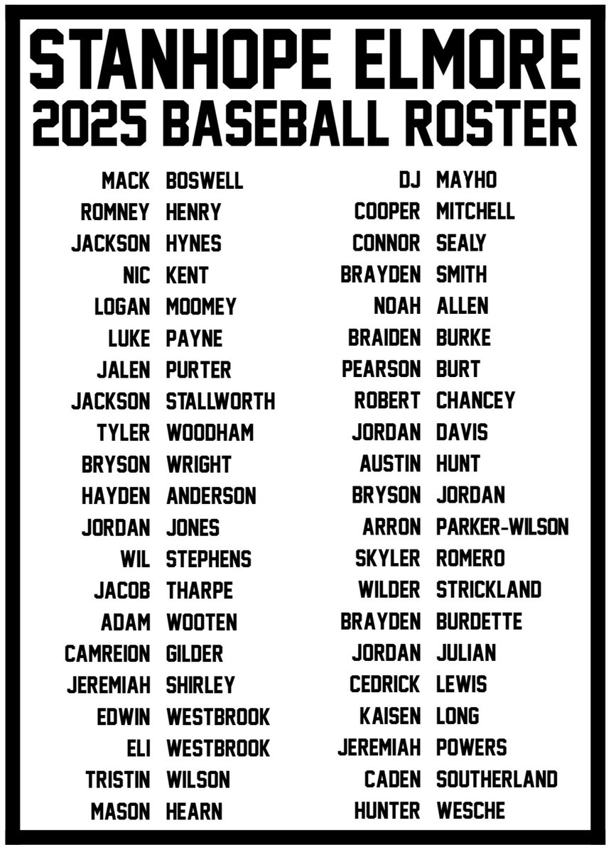 Stanhope Elmore Baseball (@se_baseball) on Twitter photo 