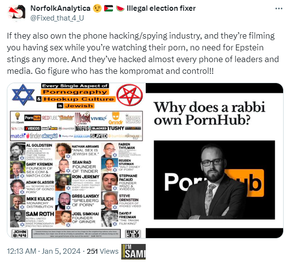 sami_isback's tweet photo. Antisemites identified.

Roisin is a credentialed therapist &amp; works with young adults. She shouldn't be allowed to treat vulnerable people. Please complain about her conduct to @BACP &amp; @NorfolkMind (links in the reply post). https://t.co/9rTiaCFc7r