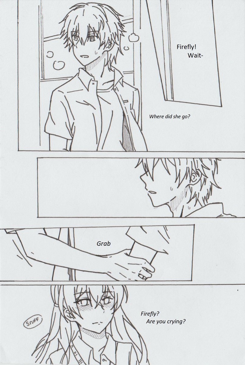 Erinalyn_'s tweet photo. Honkai starrail one shot - Caelus x Firefly
Jealous (2/2)
TL: English

Hope you like it! And happy reading <3

#honkaistarrailfanart #HonkaiStarRail #caefly #FireflyHSR #mangaart #Caelushsr #manga #fanfiction #CAELUS #Sparklehsr https://t.co/gRz1iTDrRD