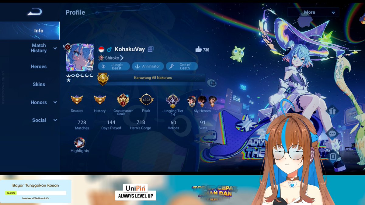 MaiKumalaCh's tweet photo. OtsuMai, Honey ! kok rasanya stream hari ini asin banget yah? sudah seger belum dapet yang asin2? tenang~ masih ada part 2 menunggu buat di review lebih jauh loh ! See You in the next stream, MaiHoney~ π»β¨
#HonorOfKings #MaiStream https://t.co/2TqHP1BSPS