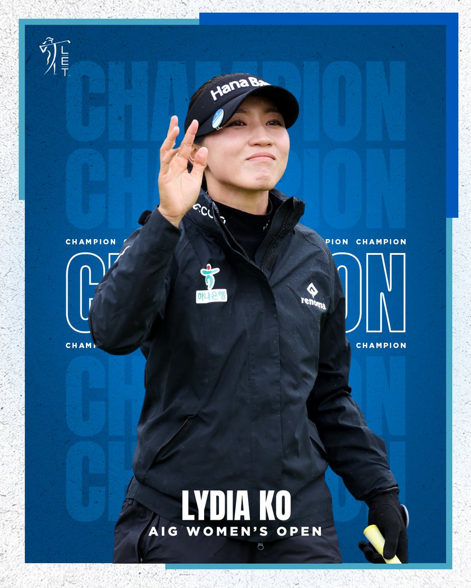 Success at St Andrews for Lydia Ko 🏆

#RaiseOurGame | #AIGWO