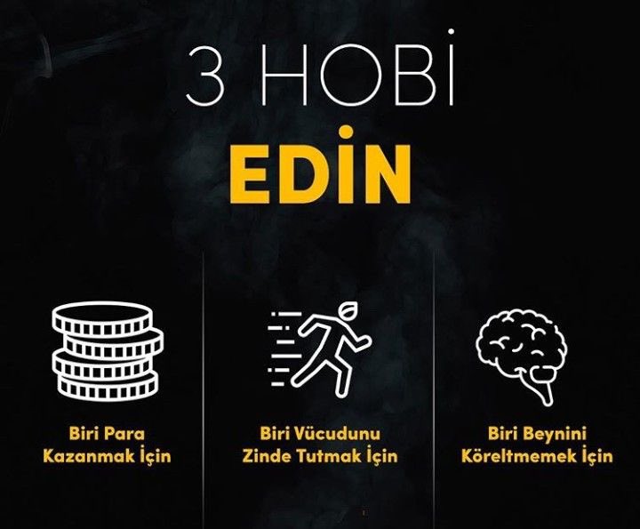 CMHayirli's tweet photo. 🎶 Müzik ile ilgilenip, çalışmalarını internet ortamında paylaşabilirsin. 

🏋️‍♀️ Fitness ile ilgilenip, iyi bir fiziğe ve sağlıklı bir vücuda sahip olabilirsin. 

📖 Kitap okuyup, sağlıklı bir bilincin ve iyi bir genel kültürün olabilir. https://t.co/i5Ghohs9zC