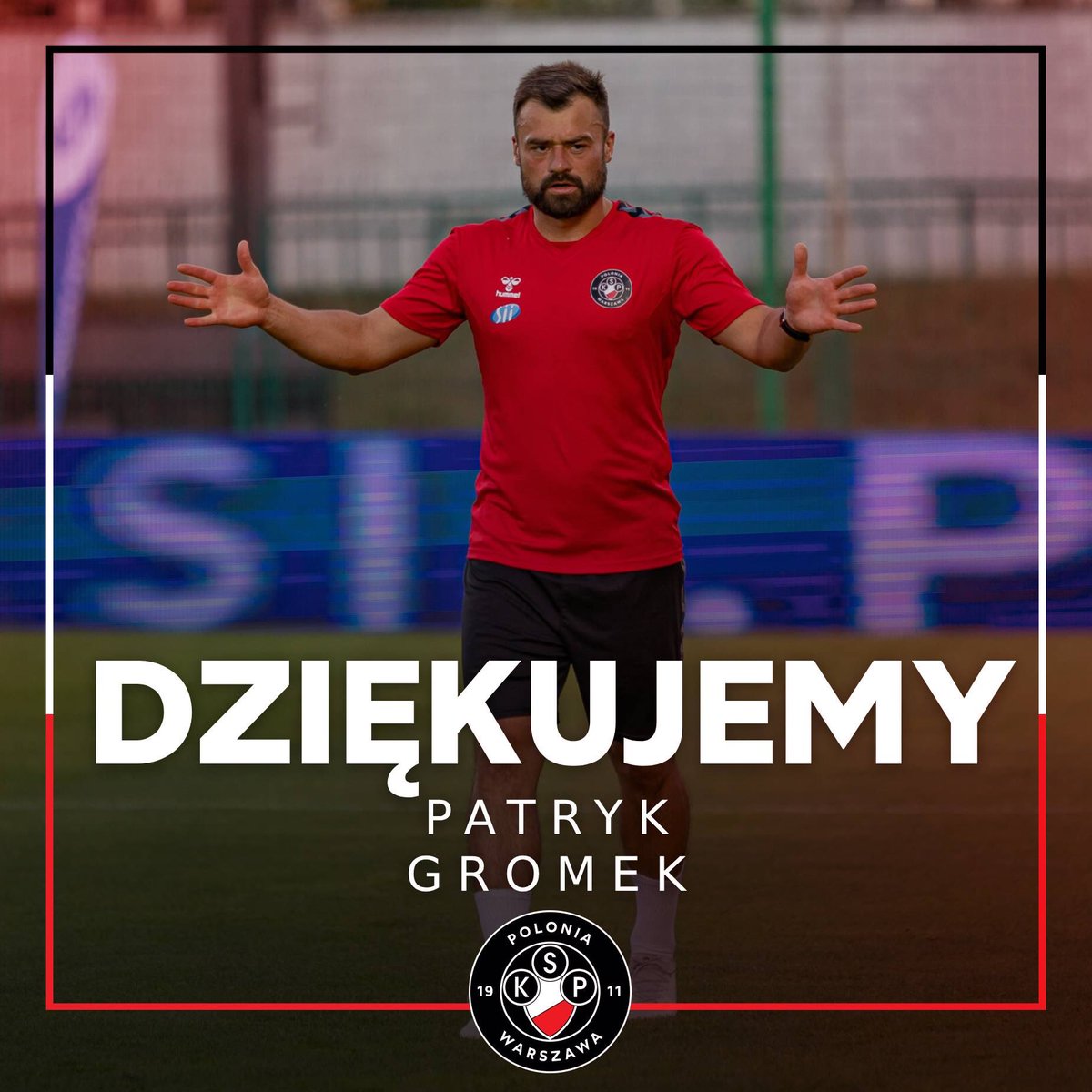 Polonia1911's tweet photo. Klub podjął decyzję o zakończeniu współpracy z trenerem przygotowania motorycznego Patrykiem Gromkiem. Jego miejsce zajął Maciej Bagrowski, posiadający licencję UEFA A i Fitness UEFA A, związany zawodowo z piłką nożną od 2009 roku.

Szczegóły ➡️ https://t.co/jFiout553v

Patryk, dziękujemy za wkład i codzienne zaangażowanie włożone w rozwój drużyny 💪

Maćku, życzymy powodzenia przy #K6! ✊