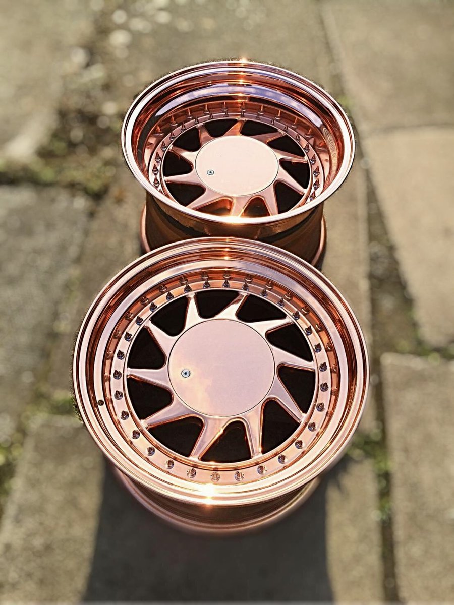 PureKlas's tweet image. Ready to make your wheels stand out? 🚗✨ We’re offering full refurbishment services for your split rims, turning them into show-stopping features.

Check out these OZ Turbos with a copper plating finish, book
yours today.
#CarMods #WheelRefurb #CopperPlating #OZTurbos