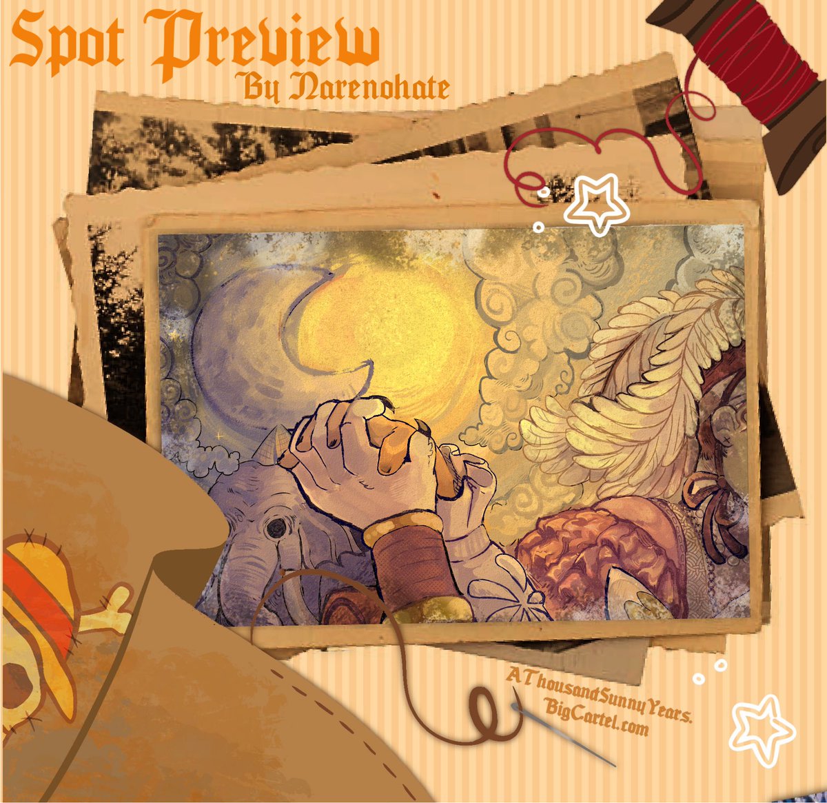 ⛅️ not only do we have fantastic fanfics to share, but some talented artists have illustrated the journeys too! Check out this spectacular preview from <a href="/sunsetvulture/">NARENOHATE</a> ~

Just two weeks left to preorder your ATSY copy! #OnePiece #OnePieceZine #Zine #AnimeZine