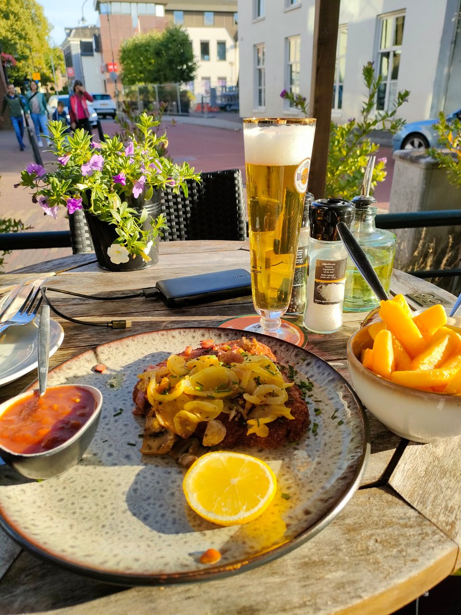 Netherlands food photos.

Schnitzel somewhere on bike from Amsterdam to Utrecht.