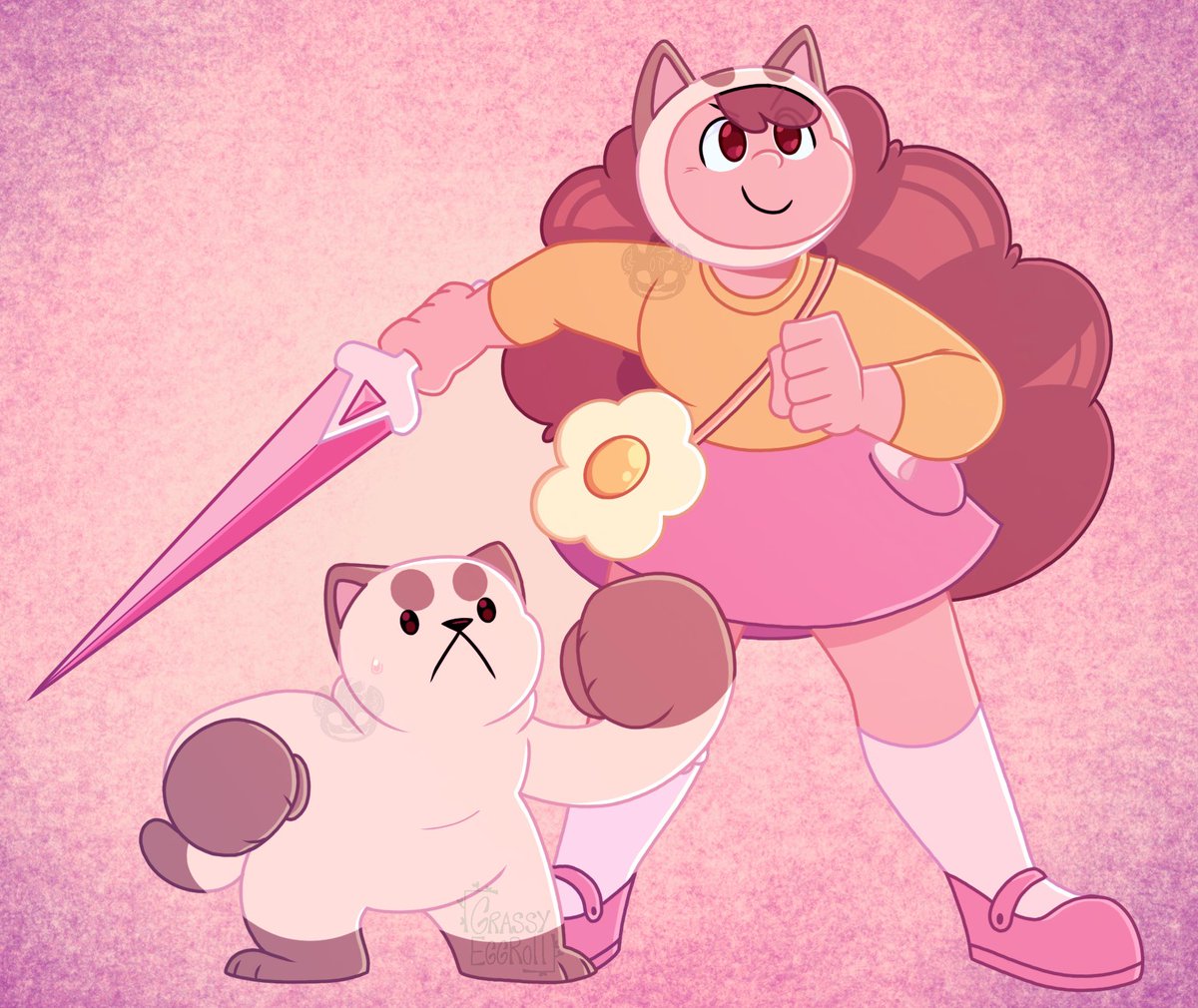 Don’t know where, don’t know when
#AdventureTime #FionnaAndCake #GravityFalls #BeeAndPuppycat #Crossover #AU