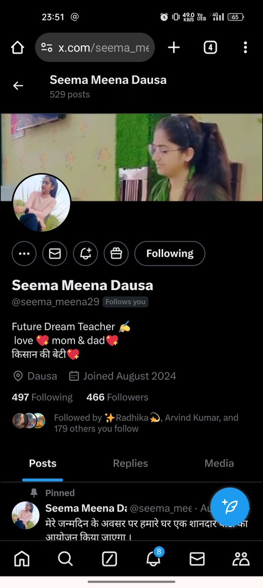 Once again happy birthday dear friend 🎉🎉 भगवान कृष्ण जी आपको खुश रखे और आप ऐसे ही जीवन में दिन दुगुनी रात चौगुनी तरक्की करो 🙏🙏
<a href="/seema_meena29/">Seema Meena Dausa</a>    follow bhi kar lena ji sabhi