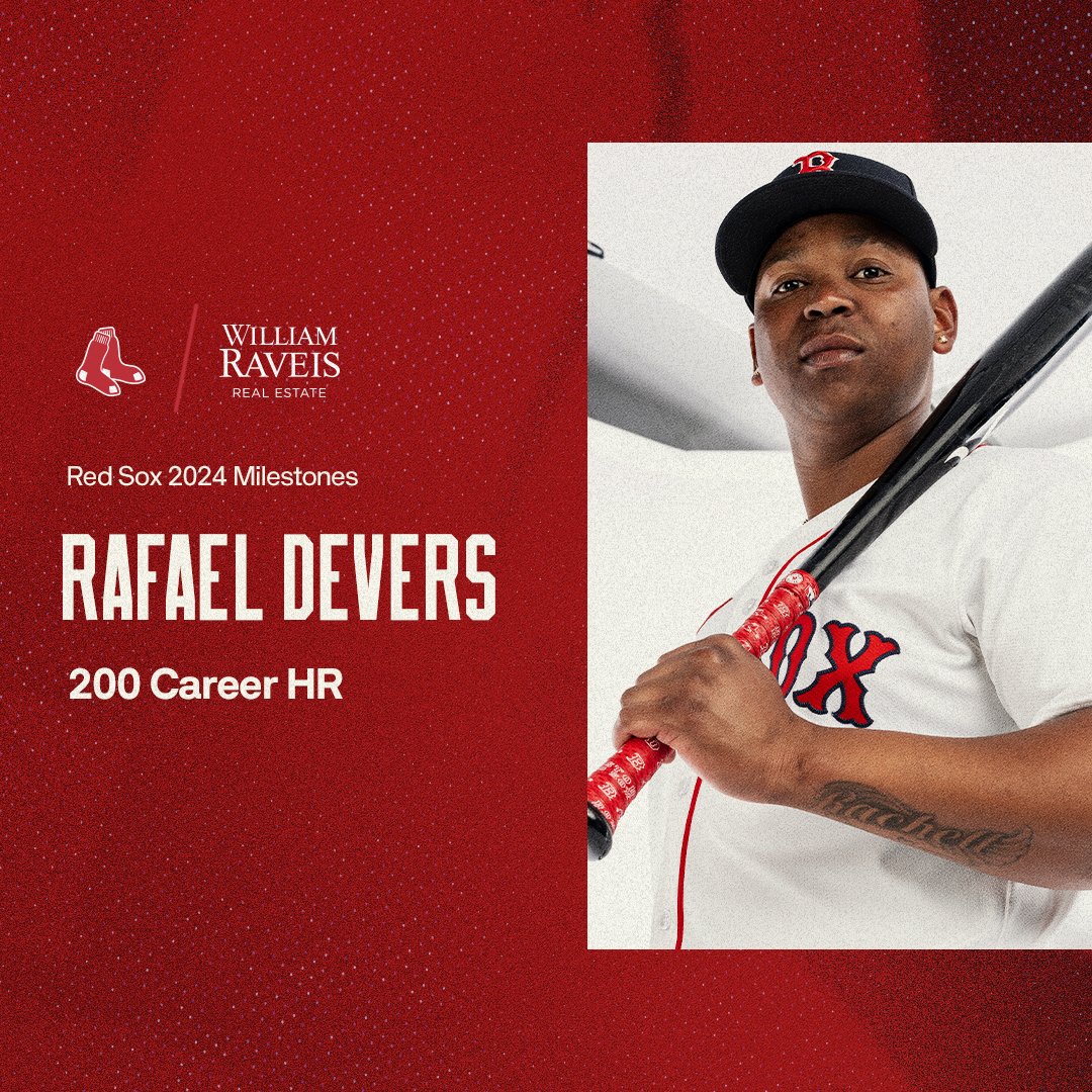 RedSox's tweet photo. We've had the pleasure of watching Raffy homer 200 times! 

Congrats, Carita! https://t.co/dqwZaxLR9E