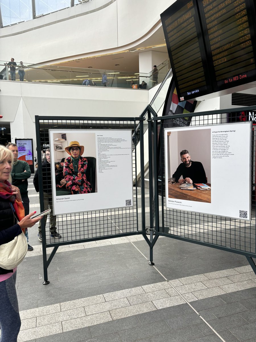 ayanmoaden's tweet image. Feels so surreal, oh Birmingham how much i am grateful for you. For you have shaped me into who I am,

To have my poetry exhibited across all our stations and to perform throughout the weekend is an honour

As a part of @ThePaulStringer ‘s Exhibition and Birmingham Weekender🫡❤️