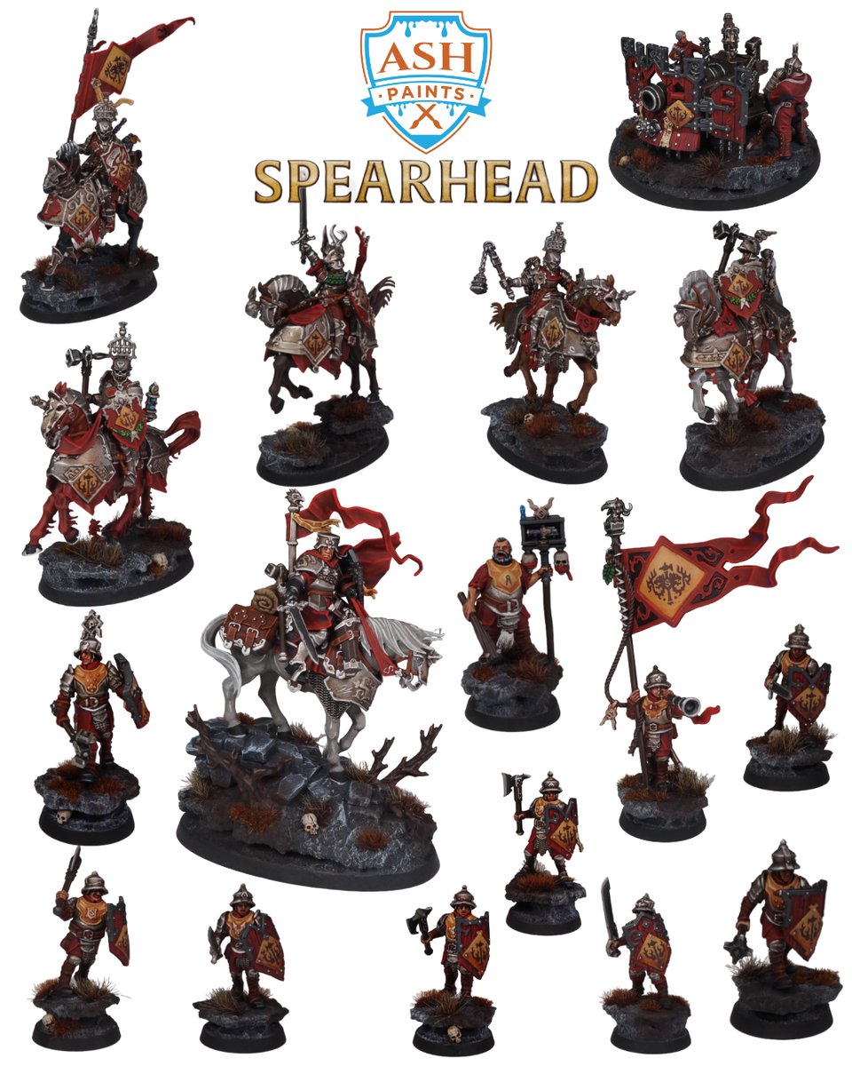 ⚔️ Elevate Your Warhammer Spearhead Box Set with ASH Paints! ⚔️

Turn your Spearhead Box set into a stunning, battle-ready army with custom themes and expert detailing. Professionally painted and ready to command the battlefield—make your army truly stand out