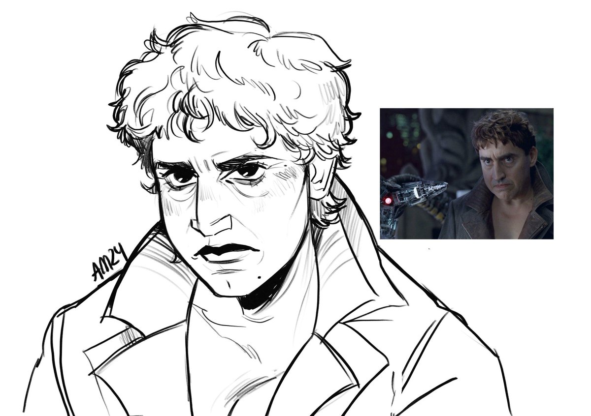 Asiadraws_'s tweet image. Rewatching Spider-Man: no way home and I wanted to draw a butch doc ock cause I use to beee obsessedddd w him #docock #marvel #spiderman #alfredmolina #butchver #nowayhome