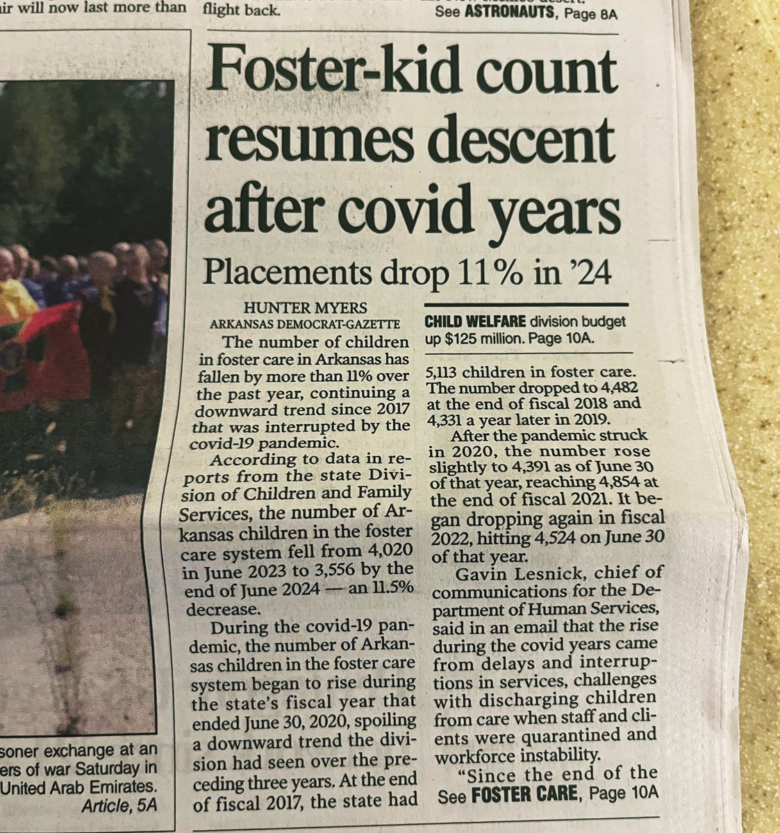 Arkansas’s child welfare success story is only just beginning. There’s more work to be done, but results like this are a great sign that we are moving in the right direction. Major kudos to DCFS—from top to bottom—who has been doing the tough work for years to solve systemic