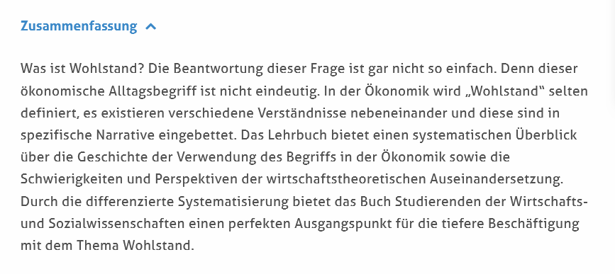 EconomicEthics's tweet image. Am 17.06.2024 bei @utb_stuttgart (via @barbarabudrich) erschienen & überall erhältlich, wo's Bücher gibt: mein Buch zum Begriff "Wohlstand" & wie er in der deutschsprachigen VWL (+ ökonomischen Ideengeschichte) verwendet wird.
👉utb.de/doi/book/10.36…
#EconTwitter