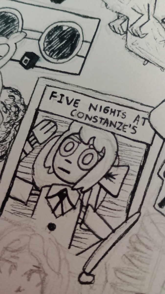 Stupid little girl (not the final drawing)