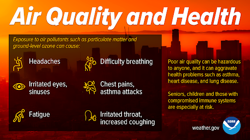 An Air Quality Alert (code orange) has been issued for tomorrow for the Nashville Metro Area due to increasing  ground-level ozone. airnow.gov/aqi/aqi-basics/