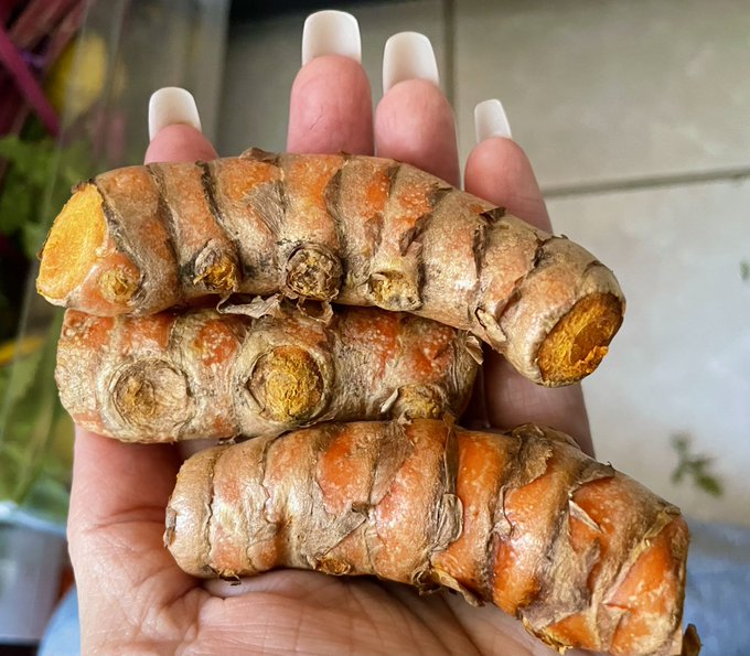 Fresh turmeric, for a liver cleanse drink that I make. It has several wonderful things, including (but<a href="/tag/internationaldogday"class="tags"><span>#internationaldogday</span></a>
