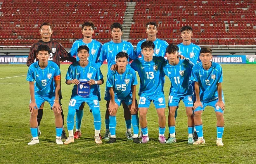 IFTWC's tweet photo. #BlueColts taste tough defeat to the host Indonesia U17 side in the first friendly!
#IndianFootball #INDINA https://t.co/XVCbxImQcA