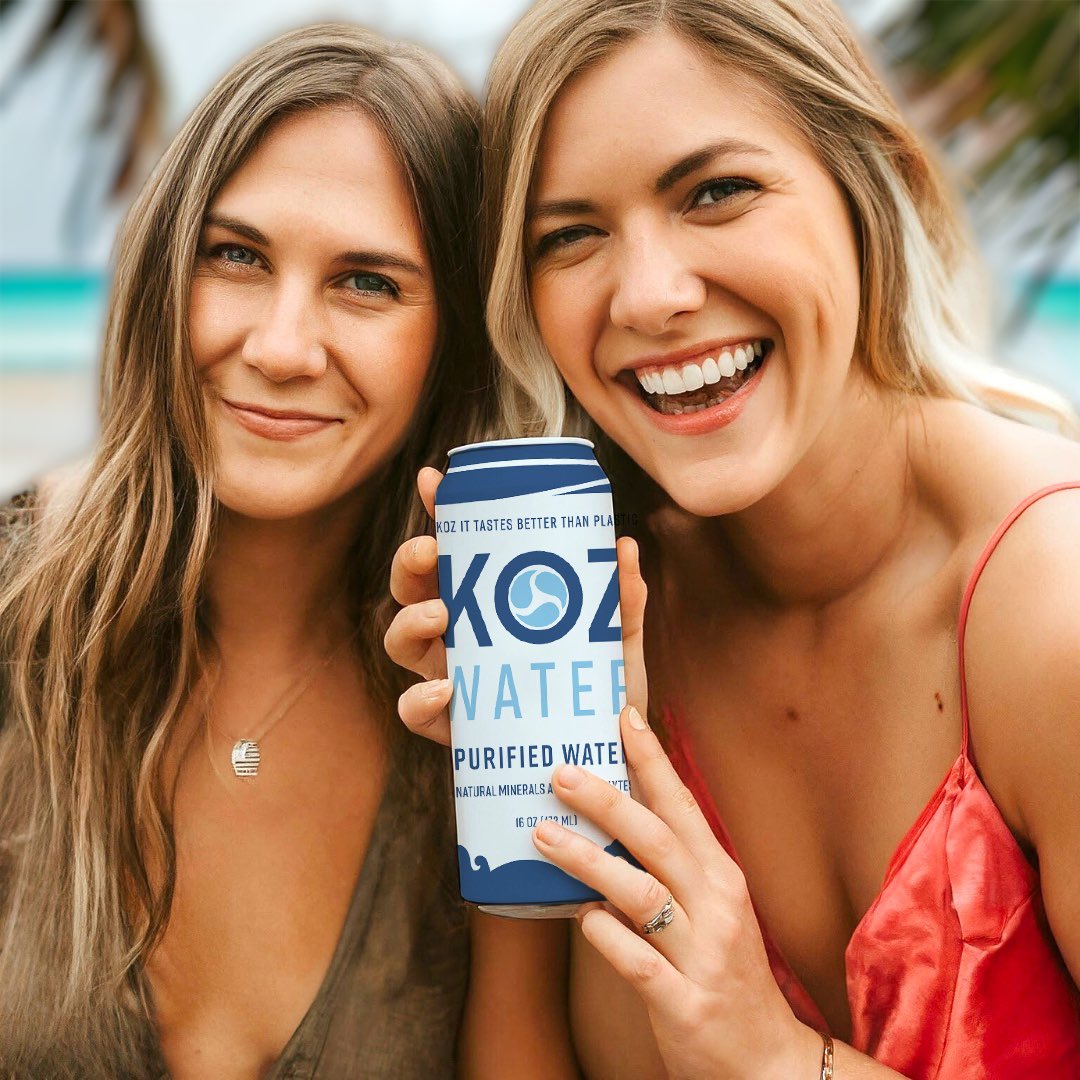 Eco-friendly + Infinitely Recyclable 💧♻️🌎 <a href="/KozWater/">KOZ Water</a> is coming soon to <a href="/amazon/">Amazon</a> 😍🎉

#goldengrailbeverages #kozwater #koz #goldengrail #recycle #aluminumcanned #cannedwater